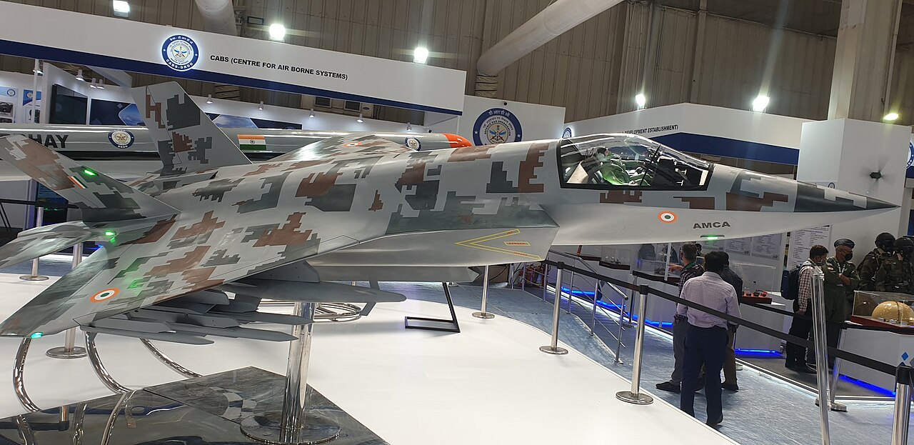 India's AMCA Advanced Medium Combat Aircraft stealth fighter concept
