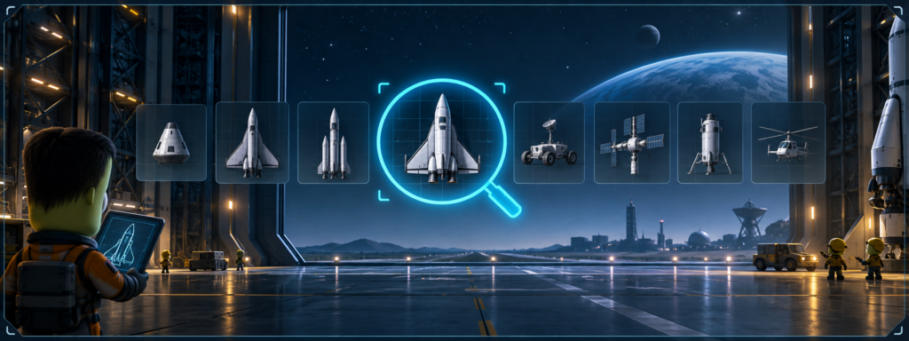 Sean 在 SpaceDock 發布的 VAB Craft Search Redux 載具搜尋插圖